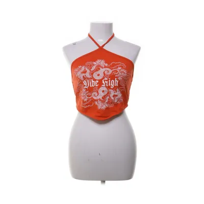 Halterneck top (Orange) fra Bershka
