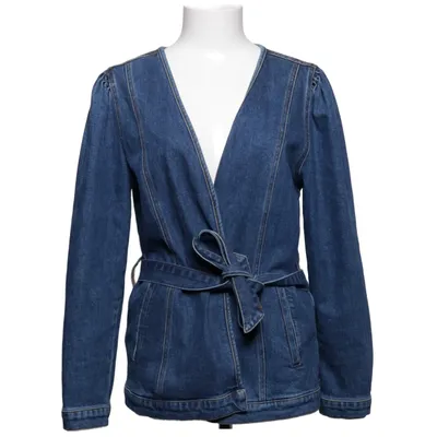 Denimjakke (Blå) fra Tomorrow Elastan, Økologisk bomuld, Genanvendt polyester