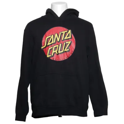 Huvtröja (Svart) från Santa Cruz Bomull, Polyester