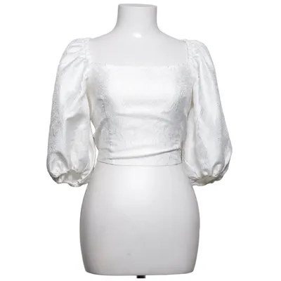 Crop top (Wit) van Misslisibell x NA-KD Polyester