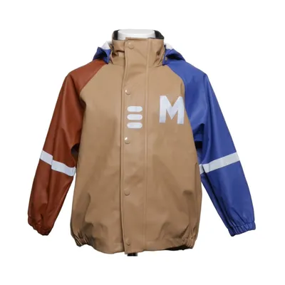 Regnjacka (Brun, Blå, Beige) från Minimarket Polyester, Polyuretan