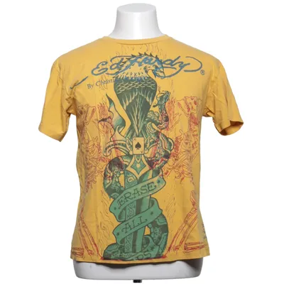 T-shirt (Yellow, Multicolored) from Ed Hardy Cotton