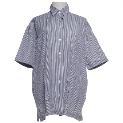 Kortärmad skjorta (Blå, Vit) från Tandem Bomull