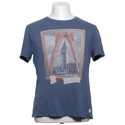 T-shirt (Blue, Multicolored) from Japan Rags Cotton