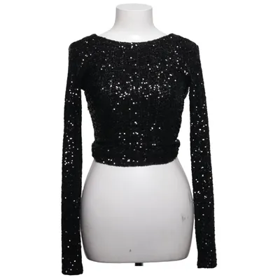 Top (Zwart) van Amisu Elastaan, Polyester
