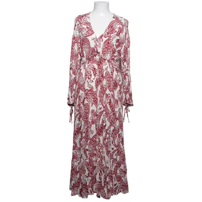 Maxi jurk (Rood, Wit) van Zara Viscose