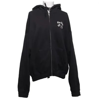 Hoodie (Black) from Lfdy Cotton, Polyester
