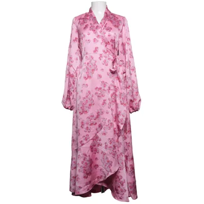 Slå-om-kjole (Pink, Rød) fra Cras Genanvendt polyester