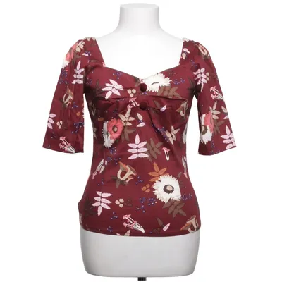 Top (Rood, Meerkleurig) van Collectif Katoen, Elastaan, Polyester
