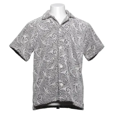 Short sleeve shirt (Gray, White) from Oas Cotton