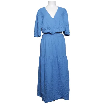 Maxi jurk (Blauw) van Lindex Linnen, Viscose