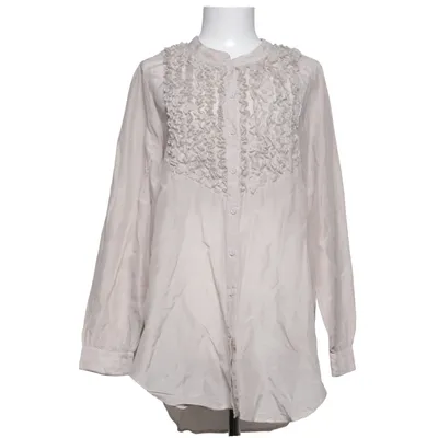 Blus (Beige) från Custommade Bomull, Silke