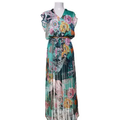 Maxi dress (Green, Multicolored) from Vie Ta Vie Polyester