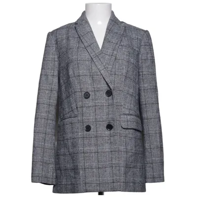 Kavaj (Grå, Flerfärgad) från M&S Collection Polyester, Viskos, Ull