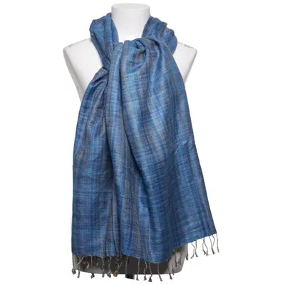 Écharpe (Bleu, Multicolore) de Fabindia