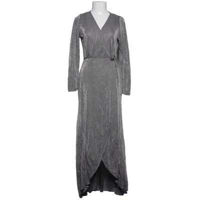 Robe portefeuille (Gris) de Valerie Fibre métallique, Polyamide