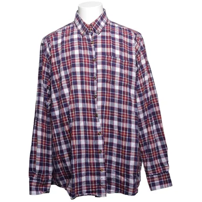 Flannel shirt (Blue, Red, White) from Dressmann Cotton
