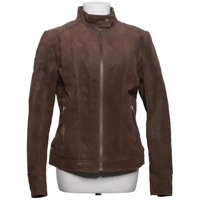 Lederjacke (Braun) von Tom Tailor Leder, Polyester