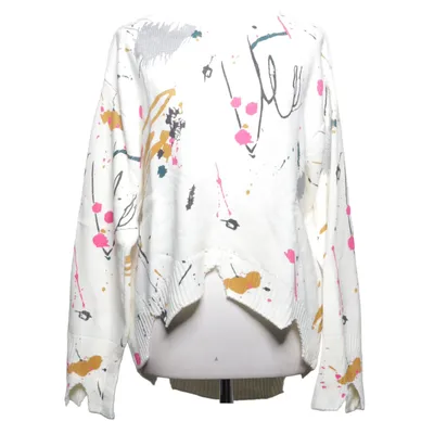 Sweater (Hvid, Flerfarvet) fra Fame Akryl, Uld