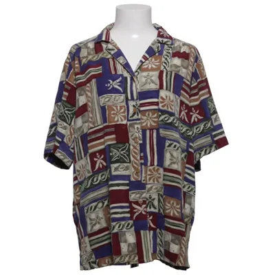 Kortärmad skjorta (Blå, Röd, Beige, Flerfärgad) från Alia Polyester