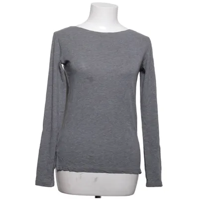 Lange mouwen shirt (Grijs) van Majestic Filatures Kasjmier, Katoen, Elastaan