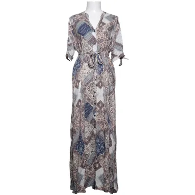 Shirt dress (Blue, Beige, Multicolored) from Sophia Perla Viscose