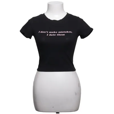 T-shirt (Noir, Rose) de Cherry Kitten Coton, Élasthane
