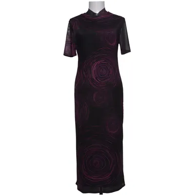 Långklänning (Svart, Rosa) från Desigual Elastan, Polyester