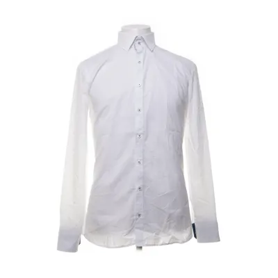 Skjorta (Blå, Vit) från Olymp Bomull, Elastan