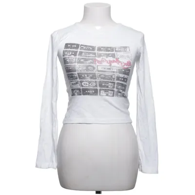 Lange mouwen shirt (Wit, Meerkleurig) van Urban Outfitters Katoen