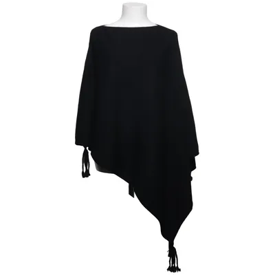 Poncho (Schwarz) von S. Milton Kaschmir