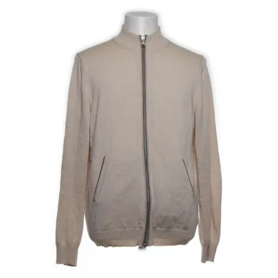 Cardigan (Beige) from Morris Heritage Merino wool