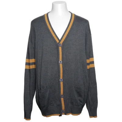 Cardigan (Gray, Yellow, Multicolored) from Men Plus Acrylic, Cotton