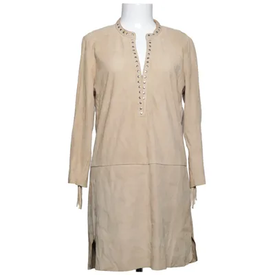 Robe en cuir (Beige) de Hunkydory Cuir
