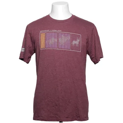 T-shirt (Rouge) de District Coton, Polyester, Viscose