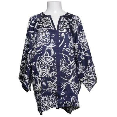 Kaftan (Blue, White, Multicolored) from Couchel Polyester