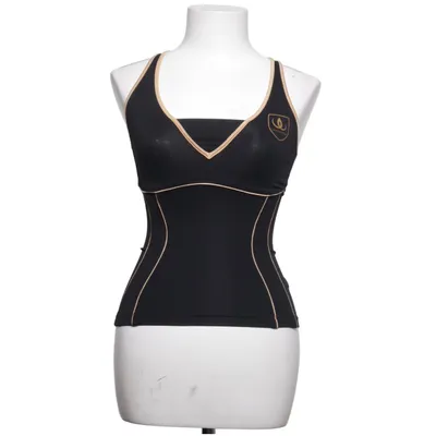 Sports tank top (Black, Gold) from Wallderinska Elastane, Polyamide