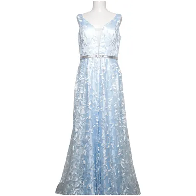 Evening gown (Blue, White) from Hebeos