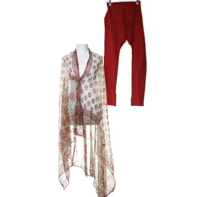 Folkdräkt (Röd, Flerfärgad)