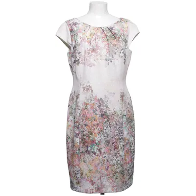 Kjole (Hvid, Flerfarvet) fra Swing Elastan, Polyester