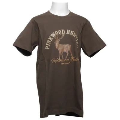 T-shirt (Bruin) van Pinewood Katoen