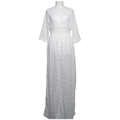 Långklänning (Vit) från Gina Tricot Polyester