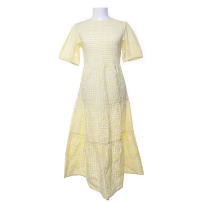 Klänning (Gul, Vit) från Influence Bomull, Polyester
