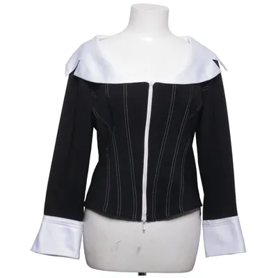 Cardigan (Black, White) from Molly Jo Elastane, Polyester
