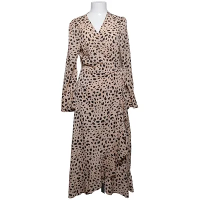 Robe portefeuille (Beige, Noir) de Pretty Lavish Polyester