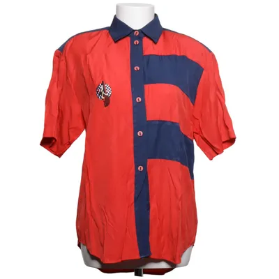 Kortärmad skjorta (Röd, Blå) från Kurt Kellermann Polyester, Viskos