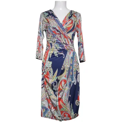 Wickelkleid (Blau, Mehrfarbig) von Sweet Girl Elasthan, Viskose