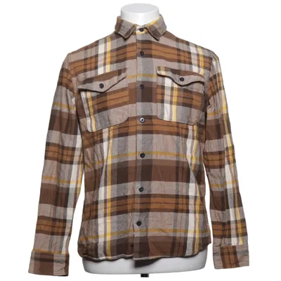 Flanellskjorta (Brun, Gul, Vit) från Premium by Jack & Jones Bomull
