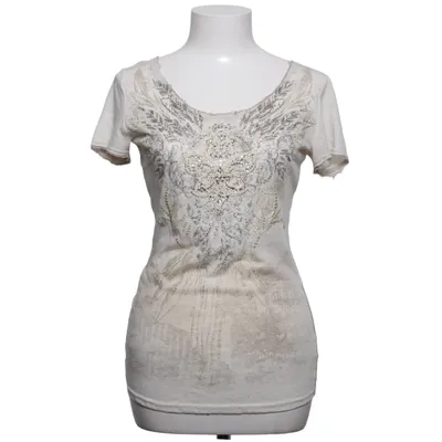 T-shirt (Beige, Multicolore) de Miss Me Lin, Polyester