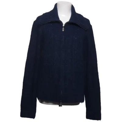 Cardigan (Blue) from Dreimaster Elastane, Polyamide, Polyester, Wool